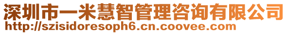 深圳市一米慧智管理咨詢有限公司