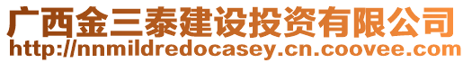 廣西金三泰建設(shè)投資有限公司