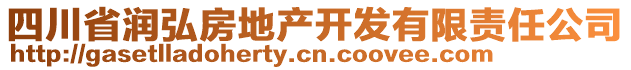 四川省潤弘房地產(chǎn)開發(fā)有限責(zé)任公司