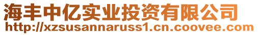 海豐中億實業投資有限公司