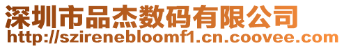 深圳市品杰數碼有限公司