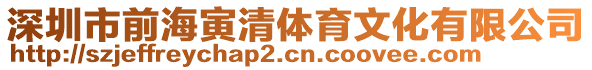 深圳市前海寅清體育文化有限公司