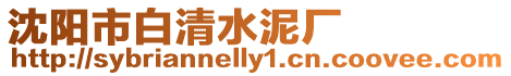沈陽市白清水泥廠