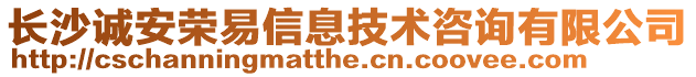 長(zhǎng)沙誠(chéng)安榮易信息技術(shù)咨詢(xún)有限公司