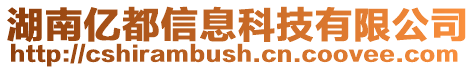 湖南億都信息科技有限公司