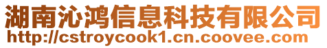 湖南沁鴻信息科技有限公司