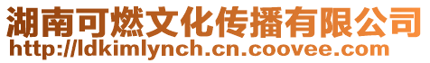 湖南可燃文化傳播有限公司