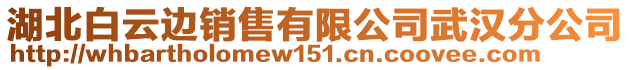 湖北白云邊銷售有限公司武漢分公司