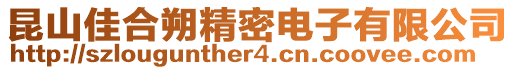 昆山佳合朔精密電子有限公司