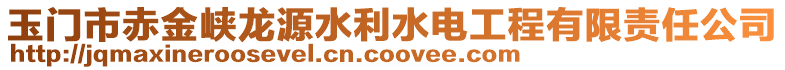 玉門市赤金峽龍源水利水電工程有限責任公司
