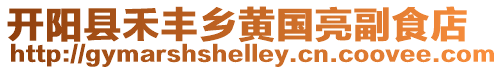 開陽縣禾豐鄉黃國亮副食店