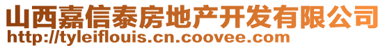 山西嘉信泰房地產(chǎn)開發(fā)有限公司