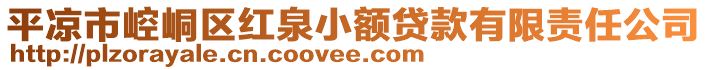 平?jīng)鍪嗅轻紖^(qū)紅泉小額貸款有限責(zé)任公司