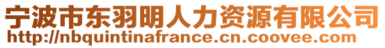 寧波市東羽明人力資源有限公司