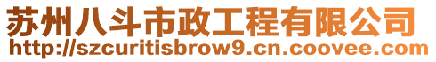 蘇州八斗市政工程有限公司