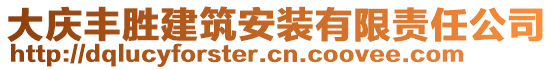 大慶豐勝建筑安裝有限責(zé)任公司