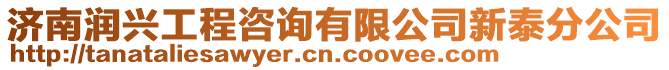 濟南潤興工程咨詢有限公司新泰分公司