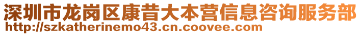 深圳市龍崗區康昔大本營信息咨詢服務部