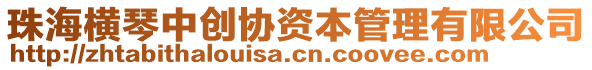 珠海橫琴中創(chuàng)協(xié)資本管理有限公司