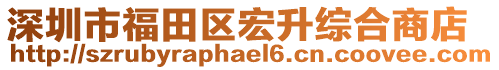 深圳市福田區(qū)宏升綜合商店