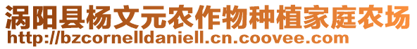 涡阳县杨文元农作物种植家庭农场