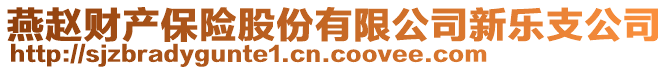 燕赵财产保险股份有限公司新乐支公司