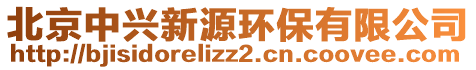 北京中興新源環(huán)保有限公司