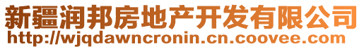 新疆潤邦房地產(chǎn)開發(fā)有限公司