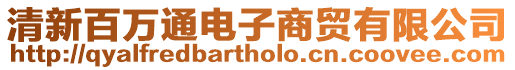 清新百萬通電子商貿有限公司