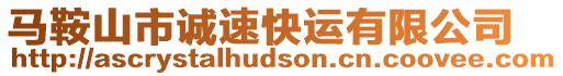 馬鞍山市誠(chéng)速快運(yùn)有限公司
