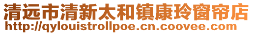 清遠市清新太和鎮康玲窗簾店