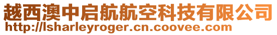 越西澳中啟航航空科技有限公司