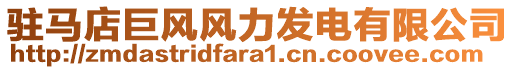 駐馬店巨風風力發(fā)電有限公司