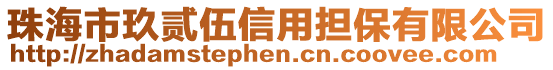 珠海市玖貳伍信用擔(dān)保有限公司