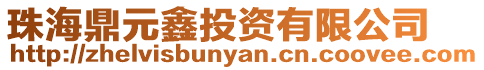 珠海鼎元鑫投資有限公司