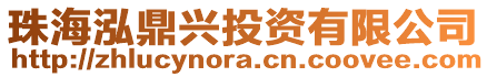 珠海泓鼎興投資有限公司