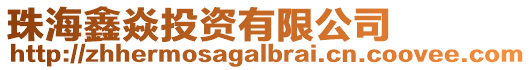 珠海鑫焱投資有限公司