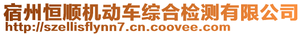 宿州恒順機動車綜合檢測有限公司