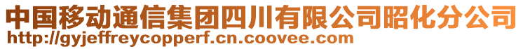 中國移動通信集團四川有限公司昭化分公司