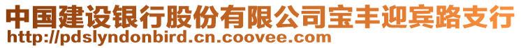 中國建設銀行股份有限公司寶豐迎賓路支行