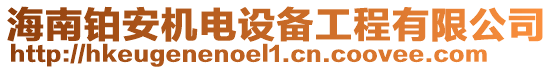 海南鉑安機電設(shè)備工程有限公司