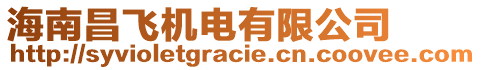 海南昌飛機(jī)電有限公司