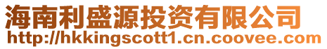 海南利盛源投資有限公司