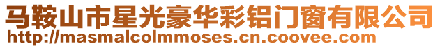 馬鞍山市星光豪華彩鋁門窗有限公司