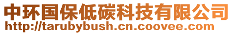 中環(huán)國(guó)保低碳科技有限公司