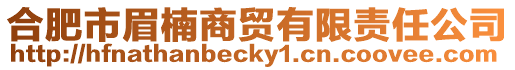 合肥市眉楠商貿有限責任公司