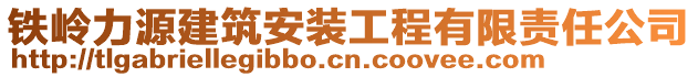 鐵嶺力源建筑安裝工程有限責(zé)任公司