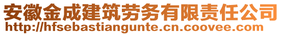 安徽金成建筑勞務有限責任公司