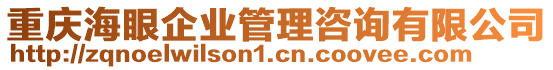 重慶海眼企業(yè)管理咨詢有限公司