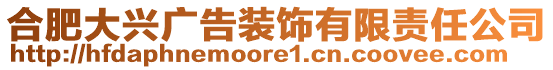 合肥大興廣告裝飾有限責任公司